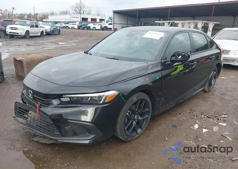 2023 Honda Civic Sport z USA, uszkodzony, nr VIN 2HGFE2F55PH516596